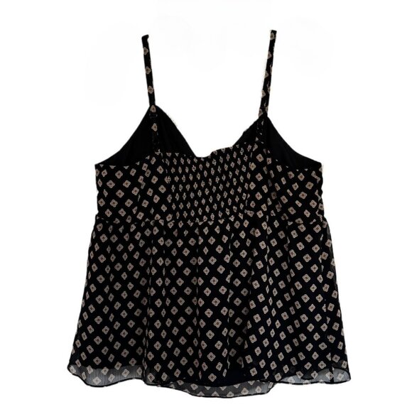 NWT Torrid Babydoll Chiffon Cami BLACK GEO FLORAL - size 3X - Picture 6 of 11